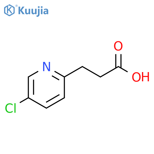 3-(5-chloropyridin-2-yl)propanoic acid structure