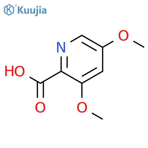 3,5-dimethoxy-2-Pyridinecarboxylic acid structure