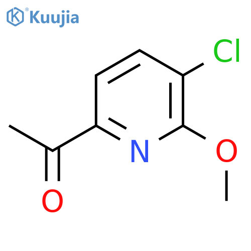 1-(5-Chloro-6-methoxypyridin-2-yl)ethanone structure