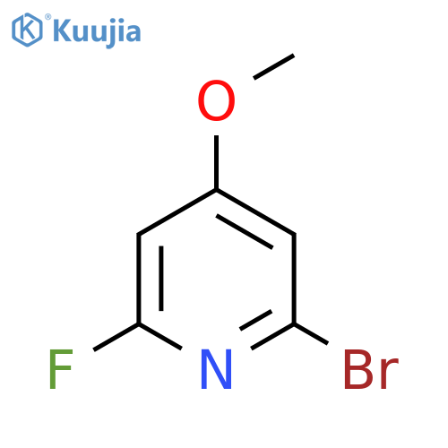 2-Bromo-6-fluoro-4-methoxypyridine structure