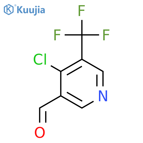 4-Chloro-5-(trifluoromethyl)nicotinaldehyde structure