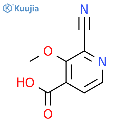3-methoxyisonicotinonitrile structure