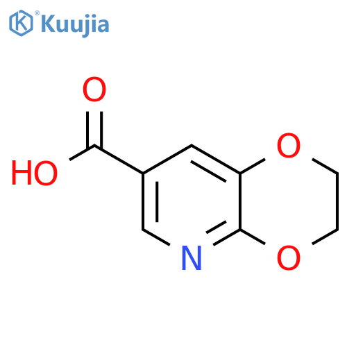 2H,3H-[1,4]dioxino[2,3-b]pyridine-7-carboxylic acid structure