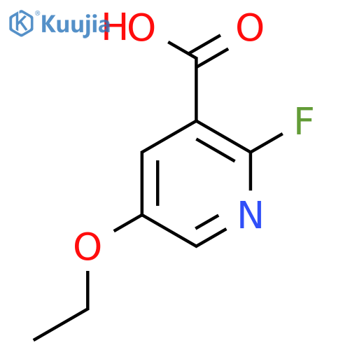 5-Ethoxy-2-fluoronicotinic acid structure