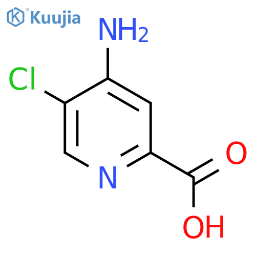 4-Amino-5-chloropicolinic acid structure