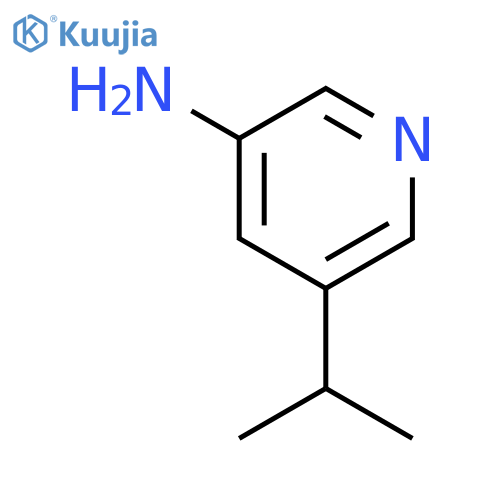 5-(propan-2-yl)pyridin-3-amine structure
