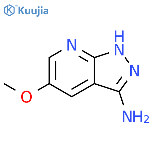5-methoxy-1H-pyrazolo[3,4-b]pyridin-3-amine structure