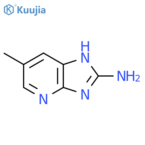 6-methyl-1H-imidazo[4,5-b]pyridin-2-amine structure