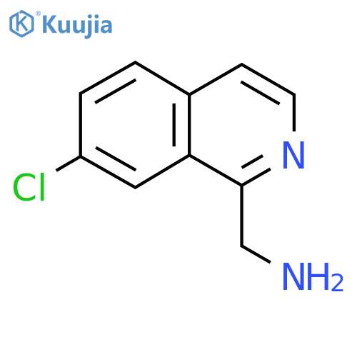 (7-Chloroisoquinolin-1-YL)methanamine structure