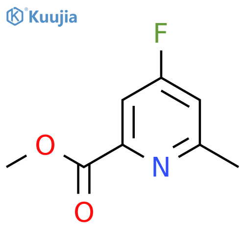 Methyl 4-fluoro-6-methylpicolinate structure
