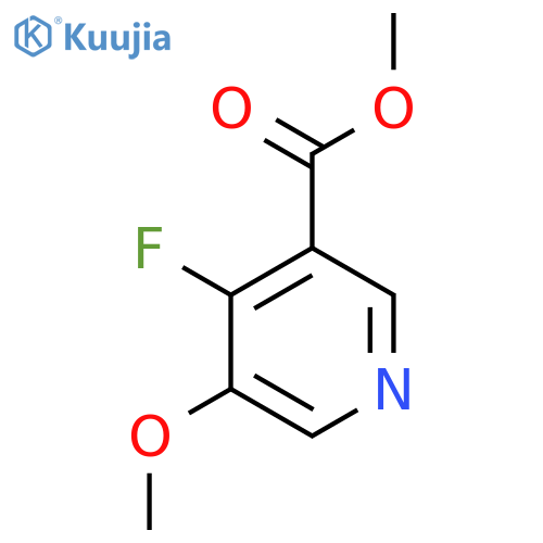 Methyl 4-fluoro-5-methoxynicotinate structure