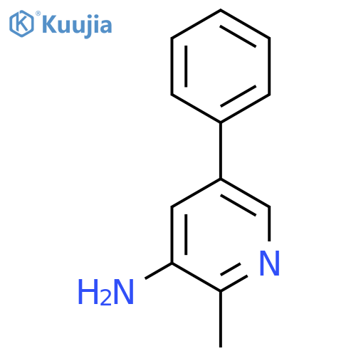 2-Methyl-5-phenylpyridin-3-amine structure