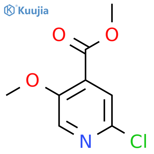 Methyl 2-chloro-5-methoxyisonicotinate structure