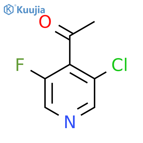 1-(3-Chloro-5-fluoropyridin-4-YL)ethanone structure