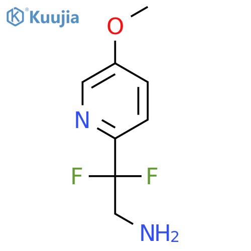 2,2-difluoro-2-(5-methoxypyridin-2-yl)ethan-1-amine structure