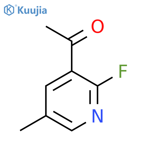 1-(2-Fluoro-5-methylpyridin-3-YL)ethanone structure