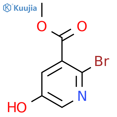 Methyl 2-bromo-5-hydroxynicotinate structure