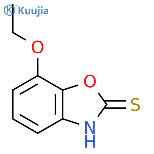 2(3H)-Benzoxazolethione, 7-ethoxy- structure
