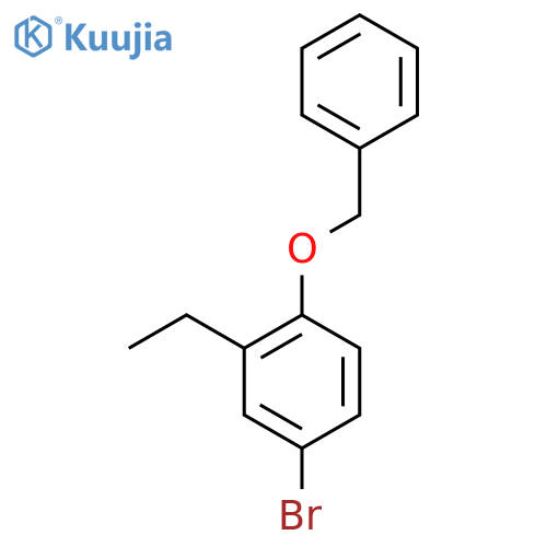 1-(Benzyloxy)-4-bromo-2-ethylbenzene structure