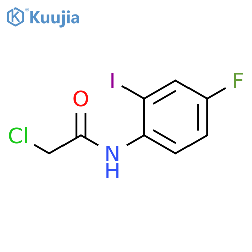 2-Chloro-N-(4-fluoro-2-iodophenyl)acetamide structure