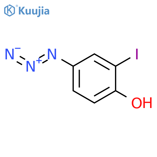 Phenol, 4-azido-2-iodo- structure