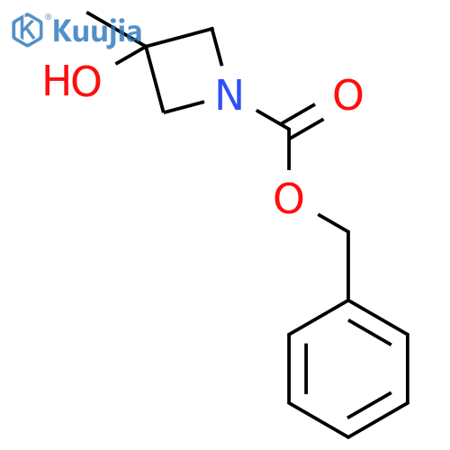 Benzyl 3-hydroxy-3-methylazetidine-1-carboxylate structure
