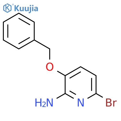 3-(Benzyloxy)-6-bromopyridin-2-amine structure