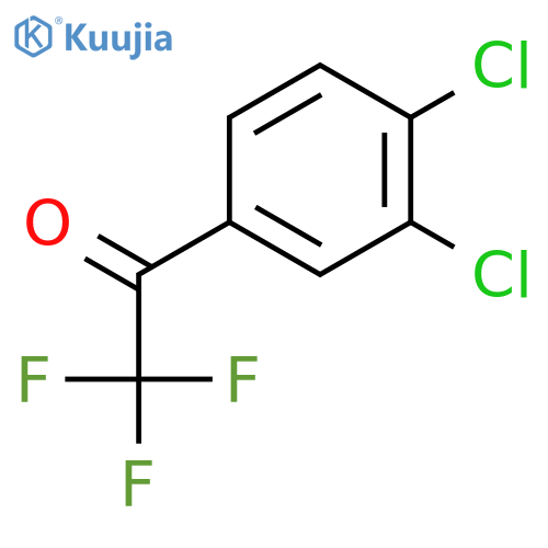 1-(3,4-dichlorophenyl)-2,2,2-trifluoro-ethanone structure
