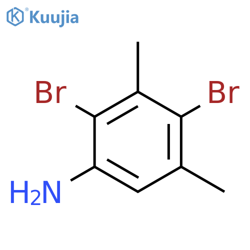 2,4-Dibromo-3,5-dimethylaniline structure