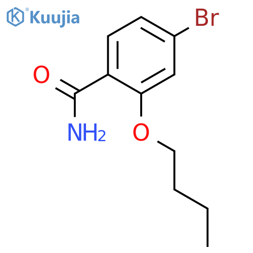 4-Bromo-2-butoxybenzamide structure