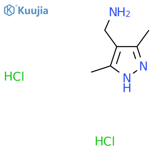 [(3,5-Dimethyl-1h-pyrazol-4-yl)methyl]amine dihydrochloride structure