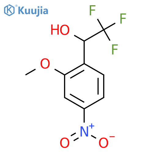 2,2,2-trifluoro-1-(2-methoxy-4-nitrophenyl)ethan-1-ol structure