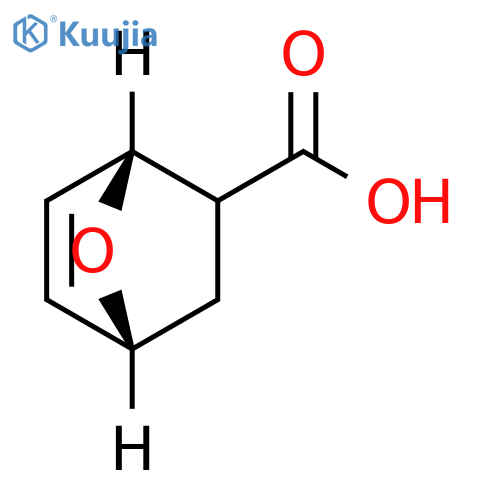 (1S,4S)-7-oxabicyclo2.2.1hept-5-ene-2-carboxylic acid structure