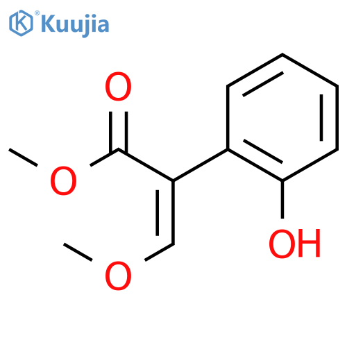Methyl 2-(2-hydroxyphenyl)-3-methoxyacrylate structure