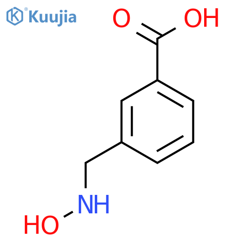 3-(hydroxyamino)methylbenzoic acid structure