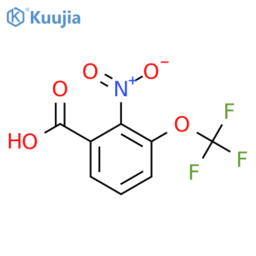 2-Nitro-3-(trifluoromethoxy)benzoic acid structure