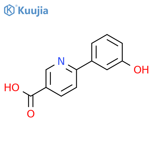 6-(3-Hydroxyphenyl)pyridine-3-carboxylic acid structure
