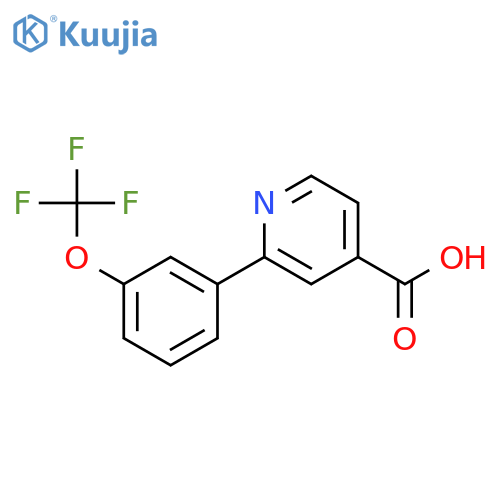 2-(3-(Trifluoromethoxy)phenyl)isonicotinic acid structure