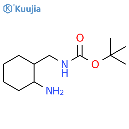 tert-butyl N-(2-aminocyclohexyl)methylcarbamate structure