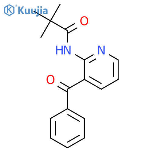 2-Pivaloylamino-3-benzoylpyridine structure