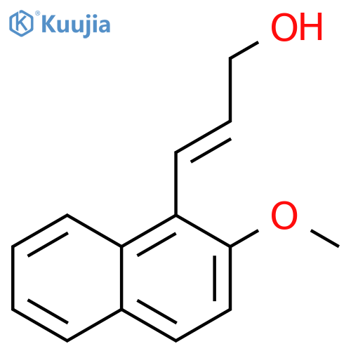 3-(2-methoxynaphthalen-1-yl)prop-2-en-1-ol structure