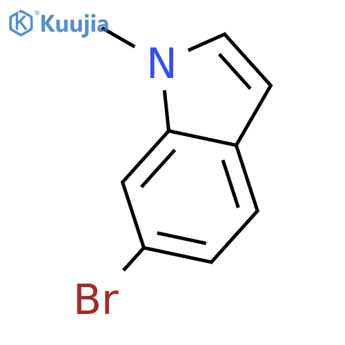 6-Bromo-1-methyl-1H-indole structure