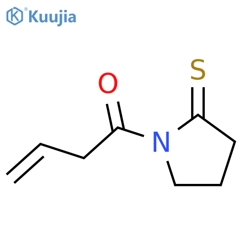 2-Pyrrolidinethione,  1-(1-oxo-3-butenyl)-  (9CI) structure