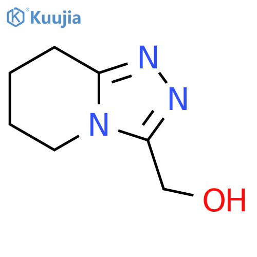 5H,6H,7H,8H-1,2,4triazolo4,3-apyridin-3-ylmethanol structure