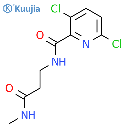 3-(3,6-dichloropyridin-2-yl)formamido-N-methylpropanamide structure