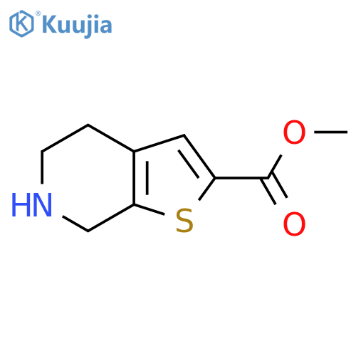 methyl 4H,5H,6H,7H-thieno[2,3-c]pyridine-2-carboxylate structure