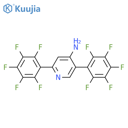 4-Amino-2,5-bis(perfluorophenyl)pyridine structure