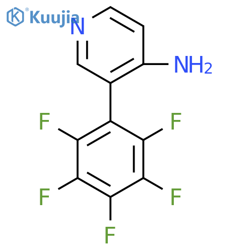 4-Amino-3-(perfluorophenyl)pyridine structure