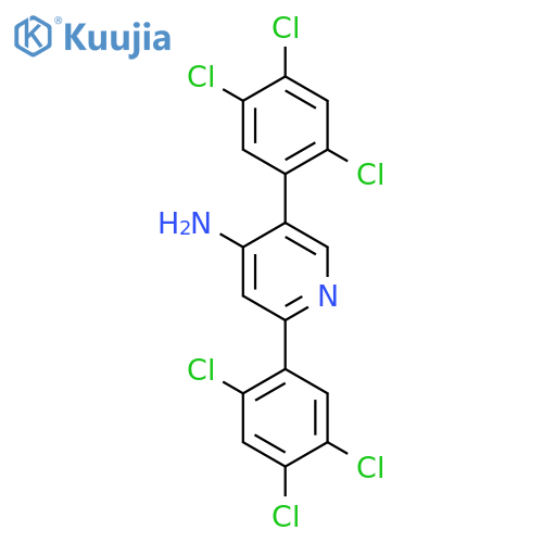 4-Amino-2,5-bis(2,4,5-trichlorophenyl)pyridine structure