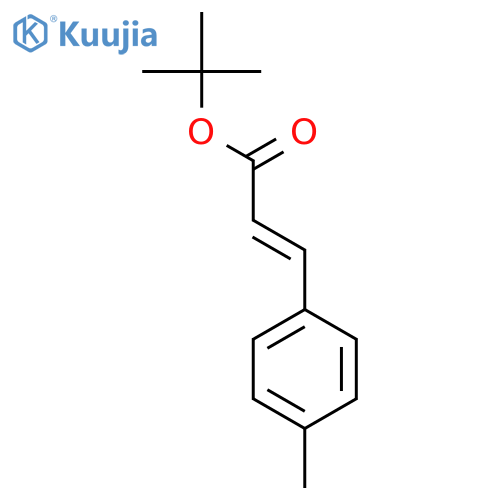 tert-butyl (2E)-3-(4-methylphenyl)prop-2-enoate structure